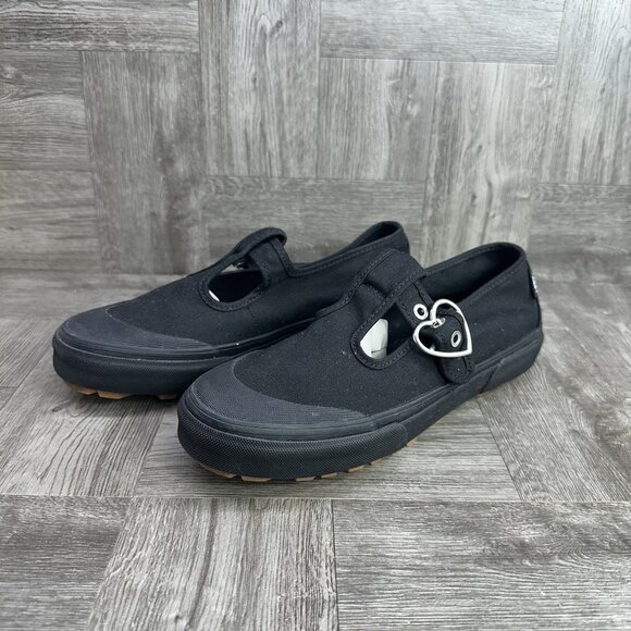 Vans Mary Jane Style 93 Women's size 8.5 Triple Black Shoes - Picture 3 of 8